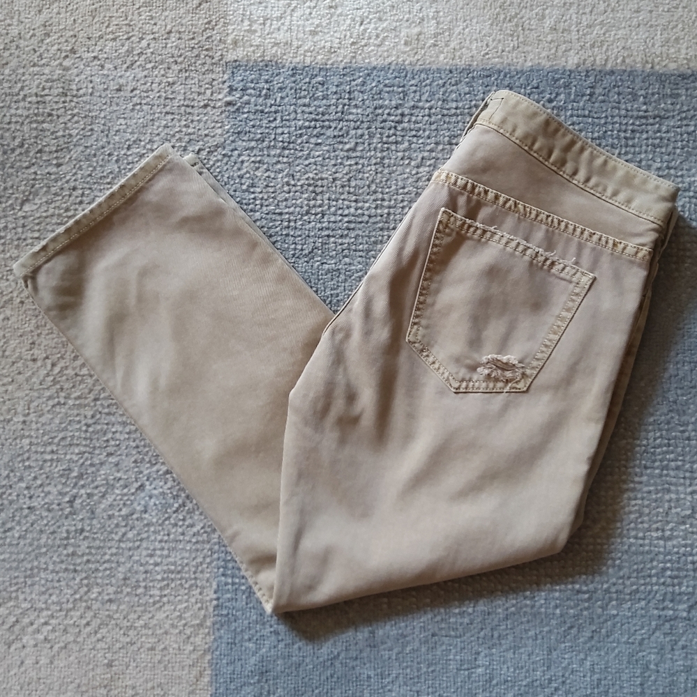 Current/Elliott Sample Distressed Capri Jeans - 31 - image 8